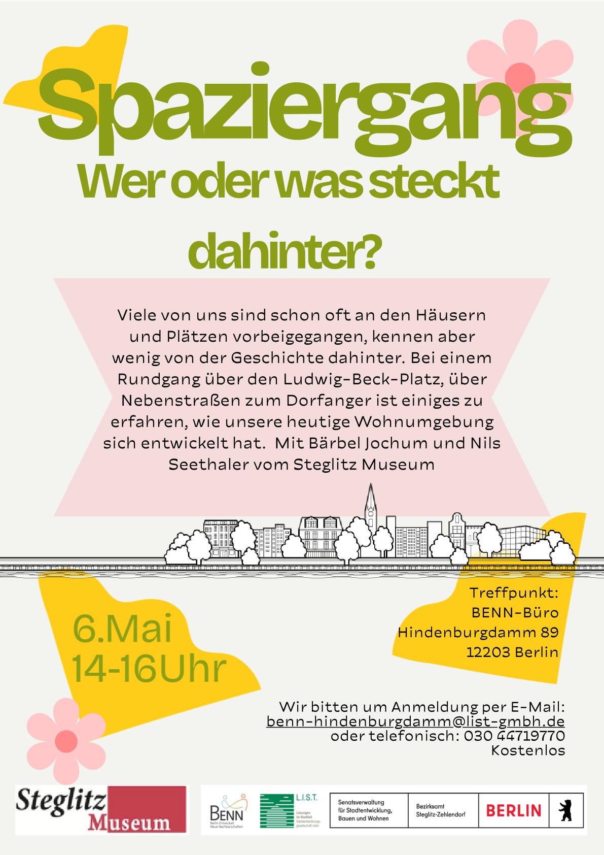 Flyer mit Informationen aus dem Text